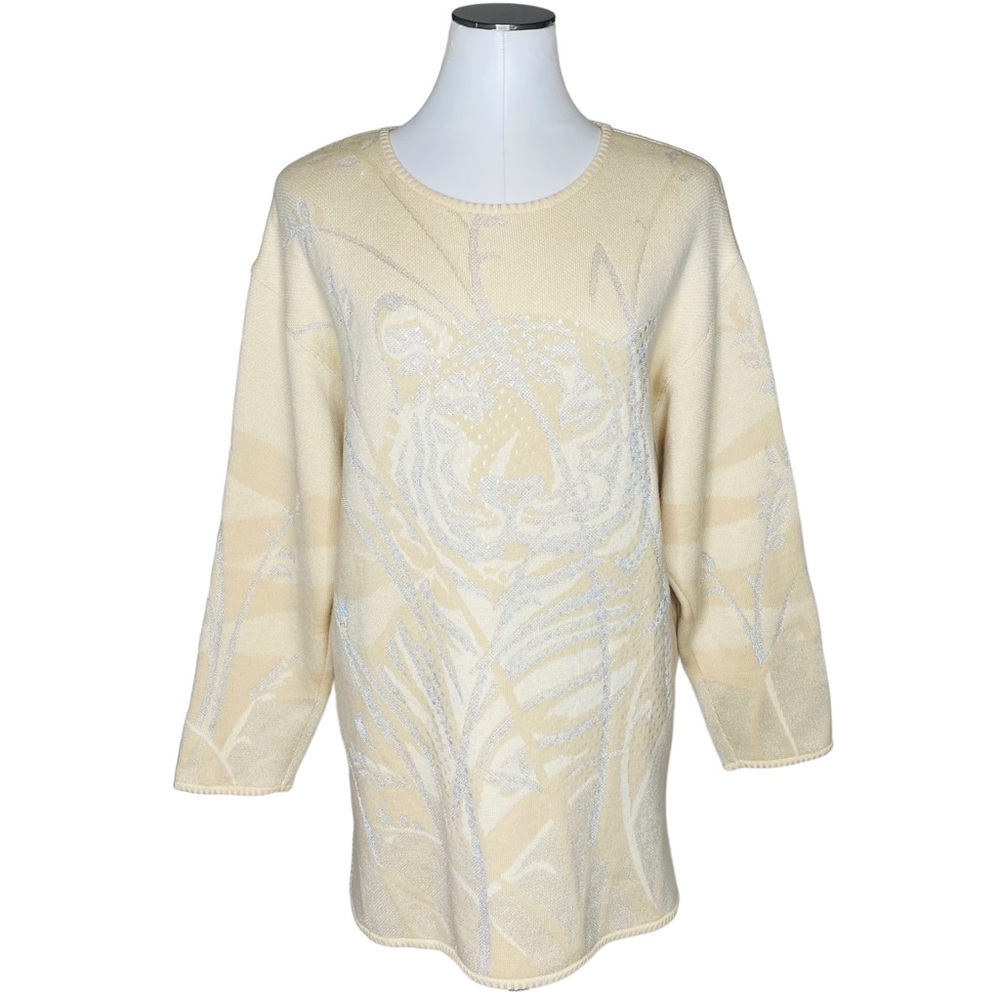 Vintage Escada Tiger Embellished Tunic